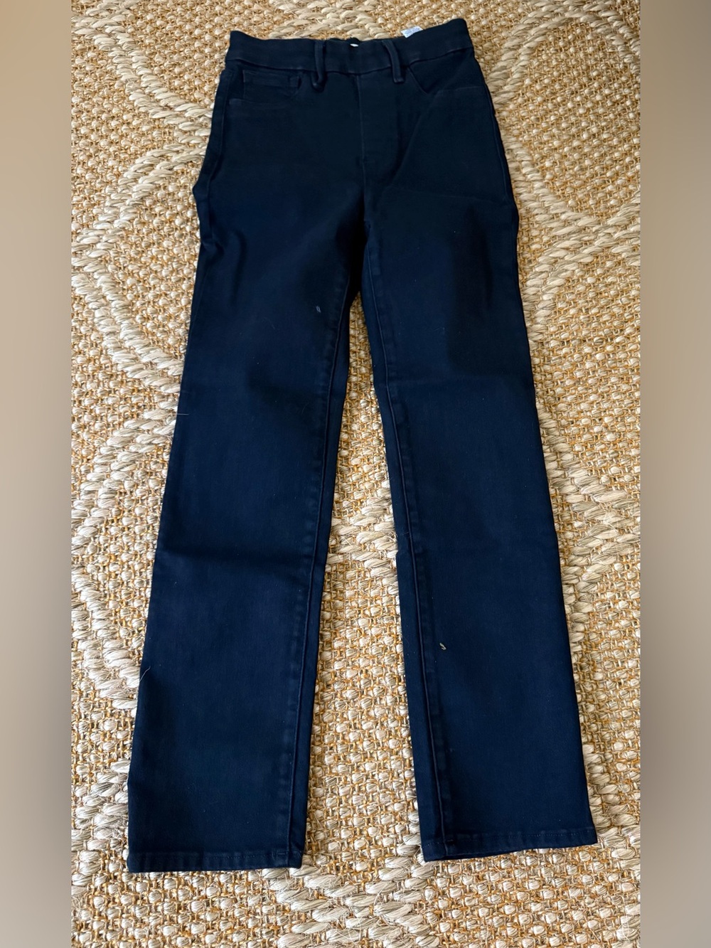 Good American Good Legs Straight Black Jeans Size 2 Women’s NWOT